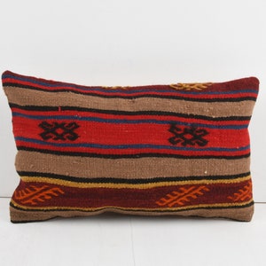 Mothers Day Gift, Home Decor Pillow, New Home, Anatique Kilim Pillow, 12x20 Turkish Kilim Pillow, Kilim Lumbar, Decorative Pillow, Lumbar