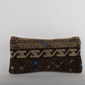 Vintage Kilim Pillow, Turkish Kilim Pillow, 8x16 Kilim Pillow, Decorative Pillow, Sofa Throw Pillow, Home Decor, Cushion Cover, Boho Pillow