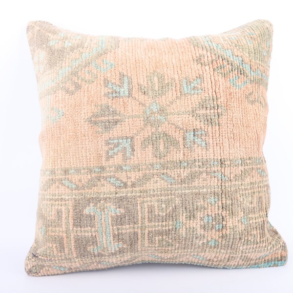 24''x24'' Large Size Kilim Pillow, Decorative Home Decor Kilim Pillow Case, Bohemian Kilim Pillow, Turkish Kilim Pillow, Cushion Cover