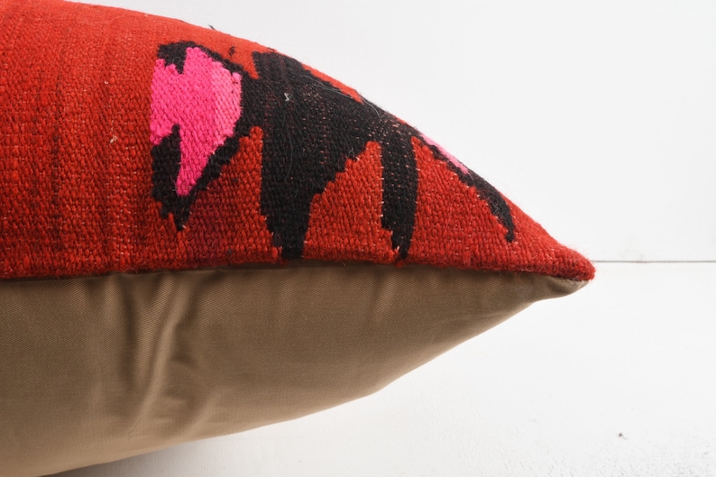 ethnic pillow bed pillow tribal pillow cushion cover 24/'/'x24/'/' home decor cushion cover floor kilim pillow 24x24 throw pillow