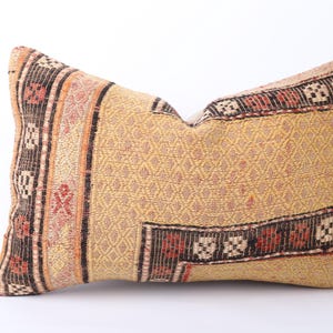 16x24 Kilim Pillow Cover, Lumbar Kilim Cushion Cover, Kilim Pillow, Outdoor Pillow Cover, Decorative Kilim Pillow, Handmade Kilim Pillow