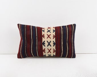 12x20 Pillow Cover, Turkish Kilim Pillow, Decorative Throw Pillow, Bohemian Kilim Pillow, Home Decor, Sofa Accent Pillow, Cushion Cover