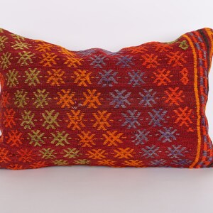 16x24 Kilim Pillow Cover, Lumbar Kilim Cushion Cover, Kilim Pillow, Outdoor Pillow Cover, Decorative Kilim Pillow, Handmade Kilim Pillow