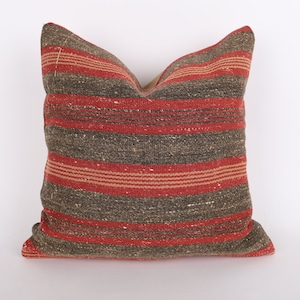 Bohemian Kilim Pillow, Turkish Kilim Pillow, Decorative Throw Pillow, Home Decor, Couch Accent Pillow, Cushion Cover, Turkey Pillow