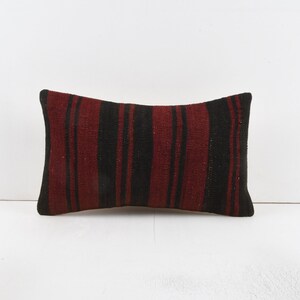 Vintage Kilim Pillow, 12x20 Pillow Cover, Turkish Kilim Pillow, Decorative Pillow, Bohemian Pillow, Ethnic Kilim Pillow, Antique Pillow