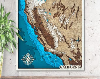 Custom Wooden State Map Wall Art – Personalized Home Decor, Hometown Pride, Housewarming Gift
