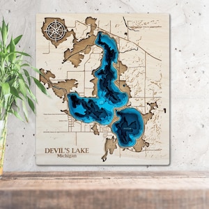 Teufels See Holzkarte 3D
