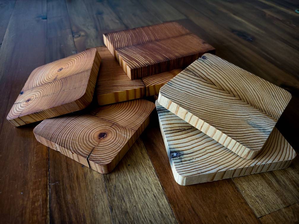 Log Pine Blank Coaster Natural Crafts Wood Original Wood - Temu