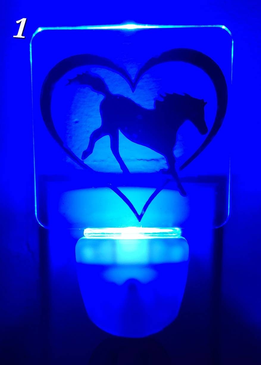 Horse Night Lights Etsy