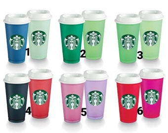 Personalized Starbucks Color Changing Hot Cup