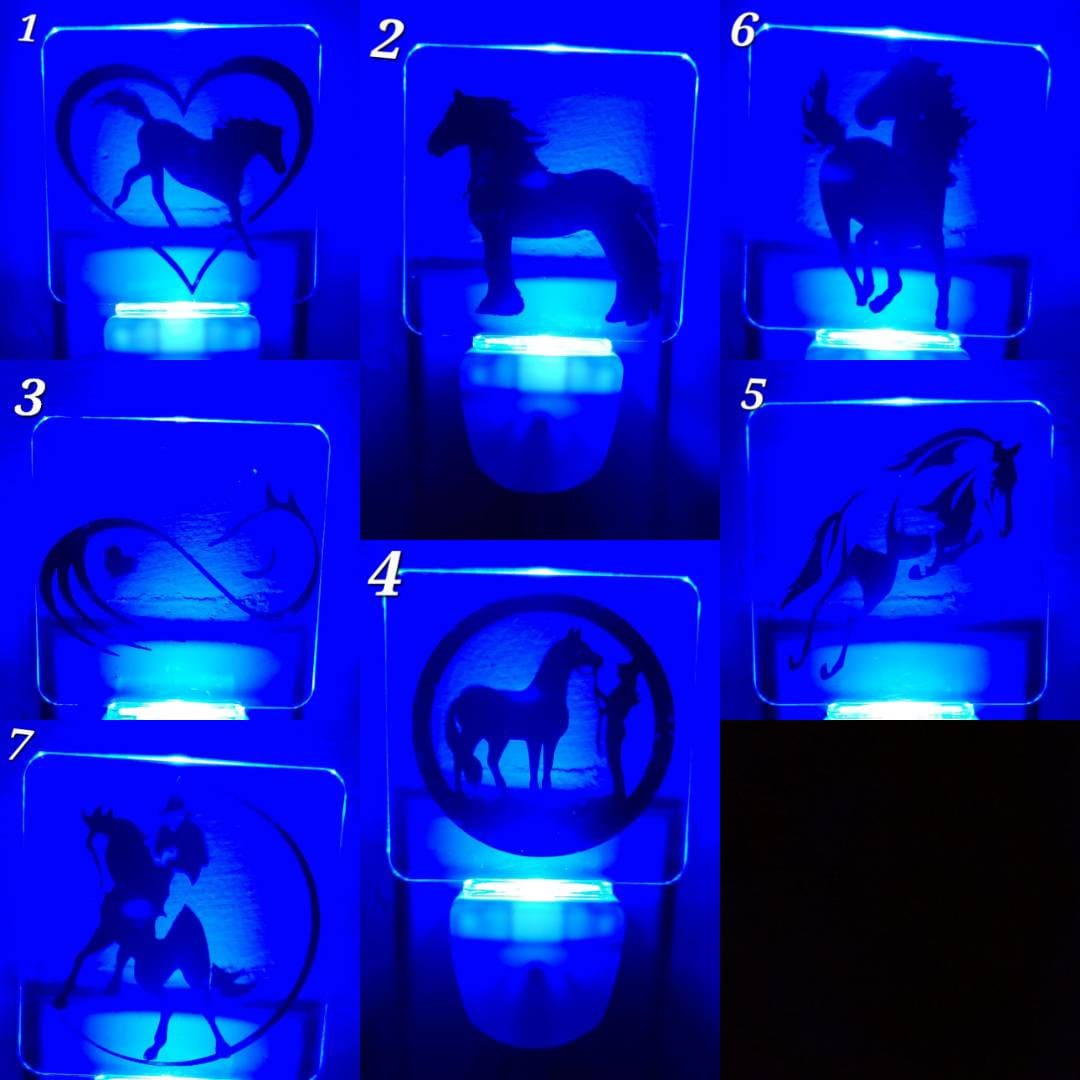 Horse Night Lights Etsy