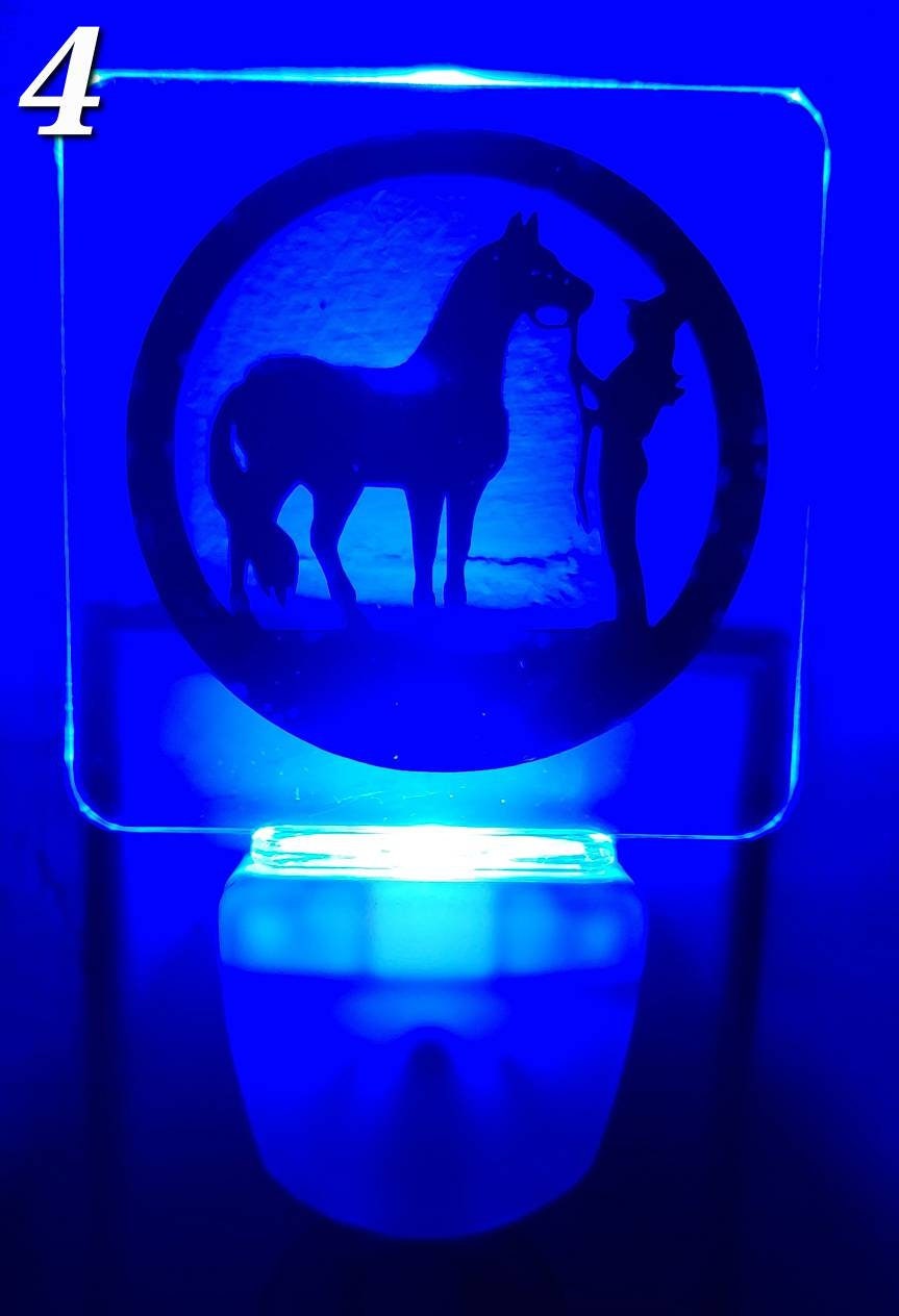 Horse Night Lights Etsy