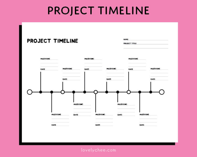 Task Timeline Printable PDF Venture Manage graphic regarding Printable Timeline Pdf known as Venture Timeline Printable PDF Undertaking Command