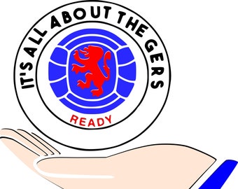 Glasgow Rangers Fc Vintage Rabbit In A Hat Shaped Enamel Pin Etsy