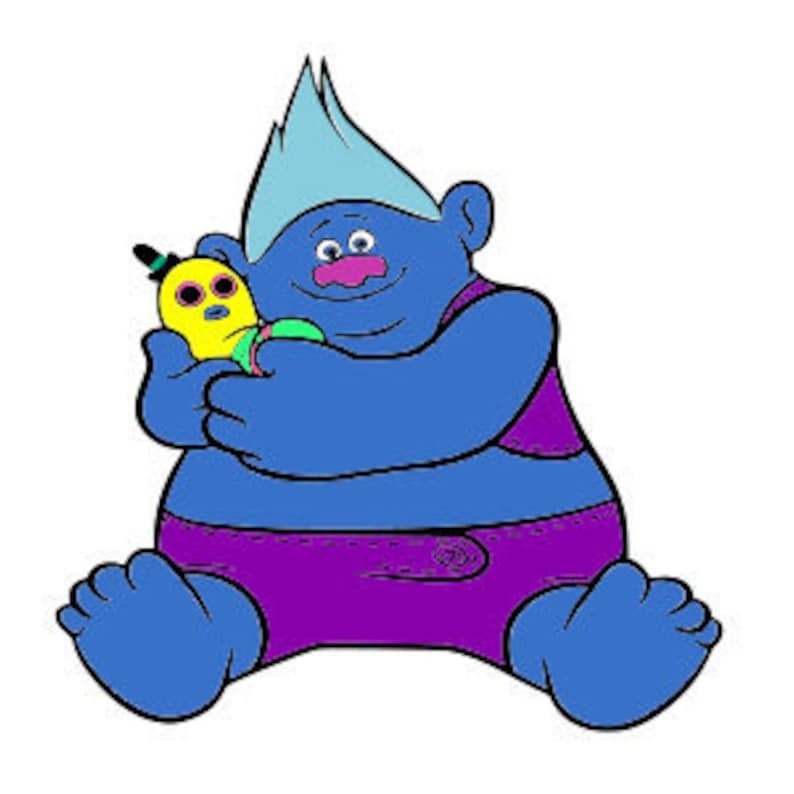 Biggie SVG Trolls Movie SVG Biggie Clipart Cricut and Etsy