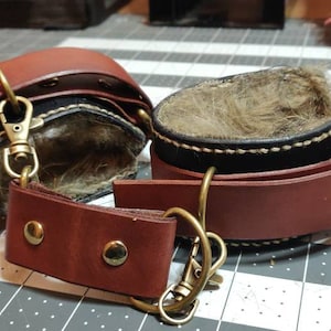 Handmade Genuine Leather Cuff Restraints