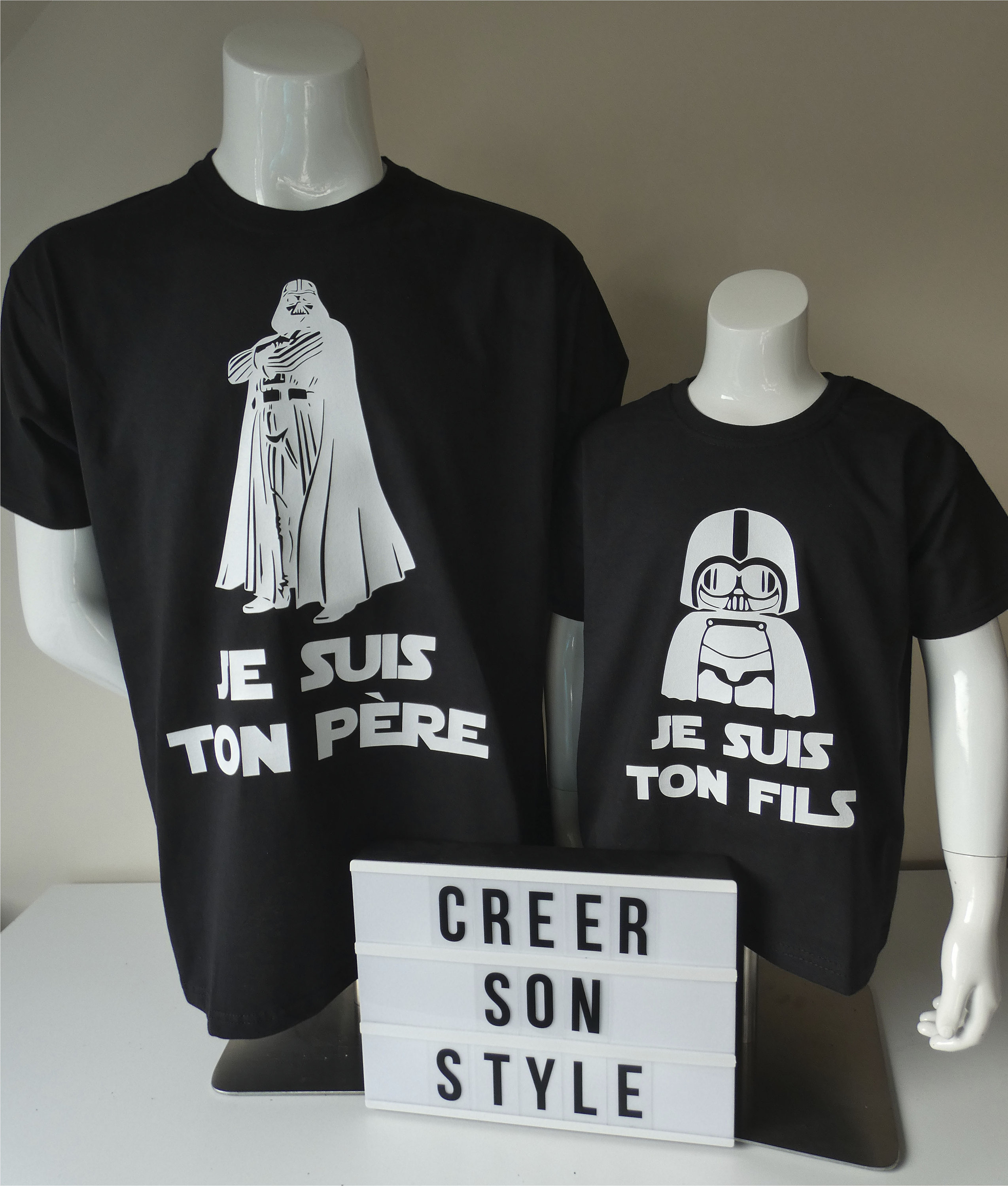 Je Suis Le Parrain De Ton Fils Duo tee shirt personnalisé adulte et enfant Je suis ton - Etsy France