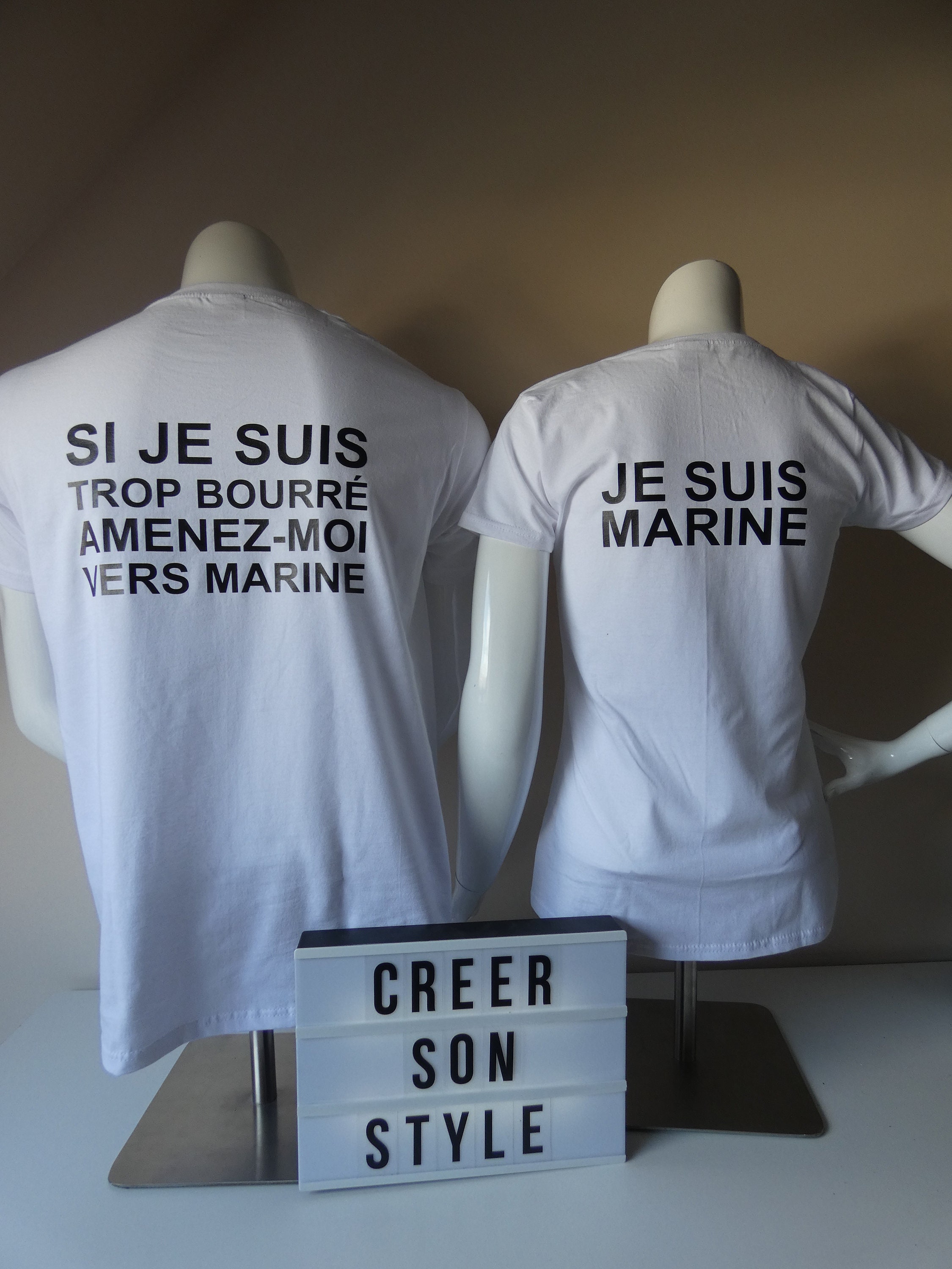 T-Shirt pour homme Google humour couple – Sky Creatiion