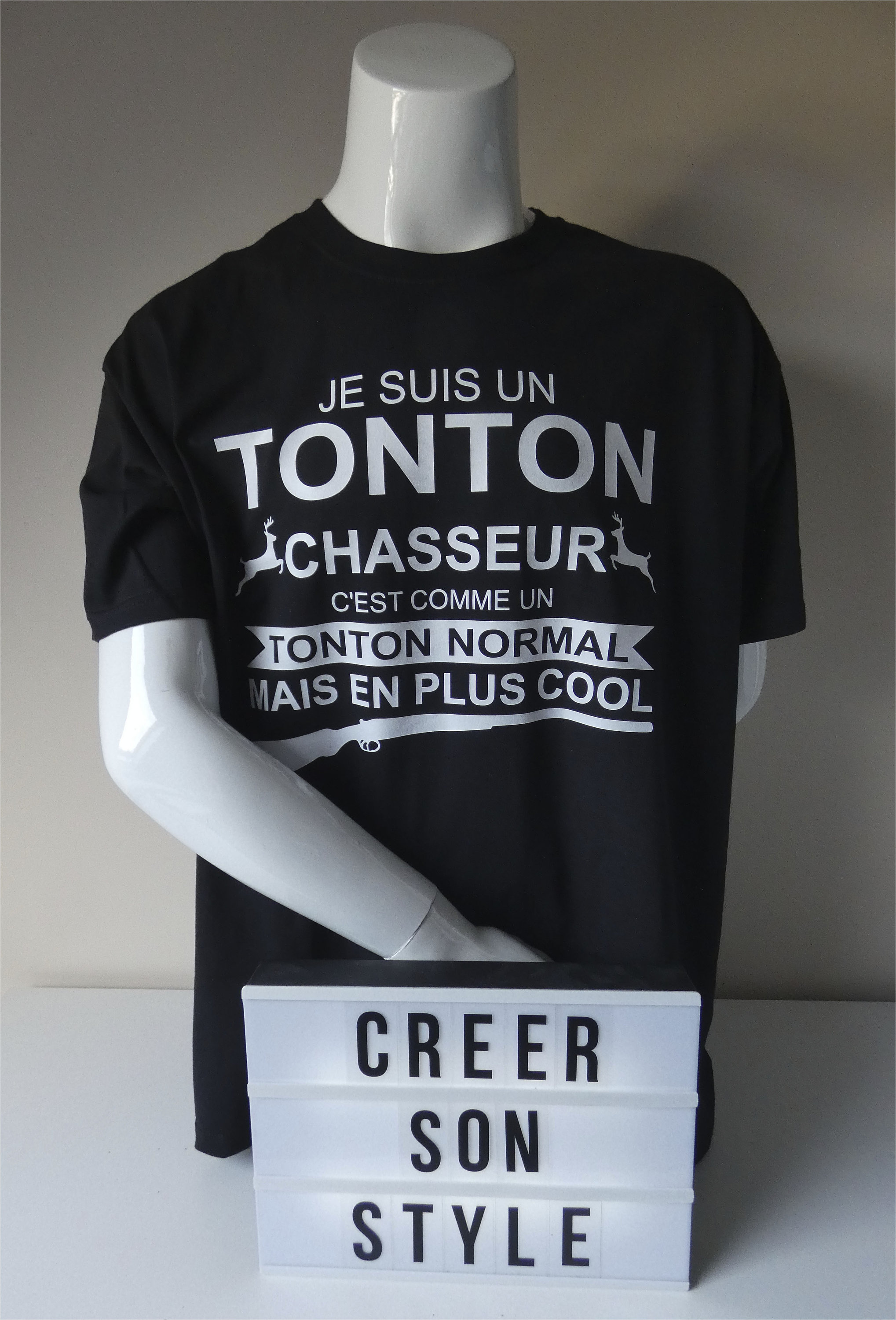 Tee Shirt Personnalisé Homme tonton Chasseur | Etsy