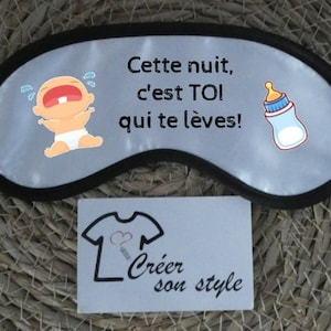 Masque de nuit personnalisé, masque de sommeil personnalisé