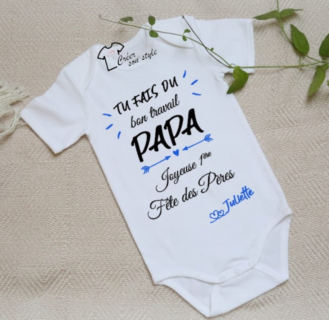 Fete Des Meres Body Joyeuse Première Fête Des Pères Papa' Body