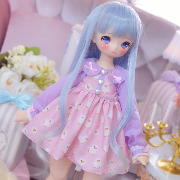 Clothes Only!! Ducky Duck for MDD/Mini Dollfie Dream/MochiAshi/MSD 1/4/Kumako PuyooDoll/ImomoDoll Chubby