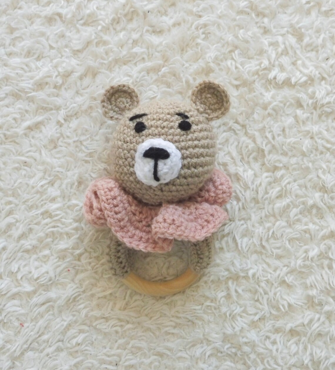 Amigurumi Baby Bear Rattle Crochet Pattern Etsy