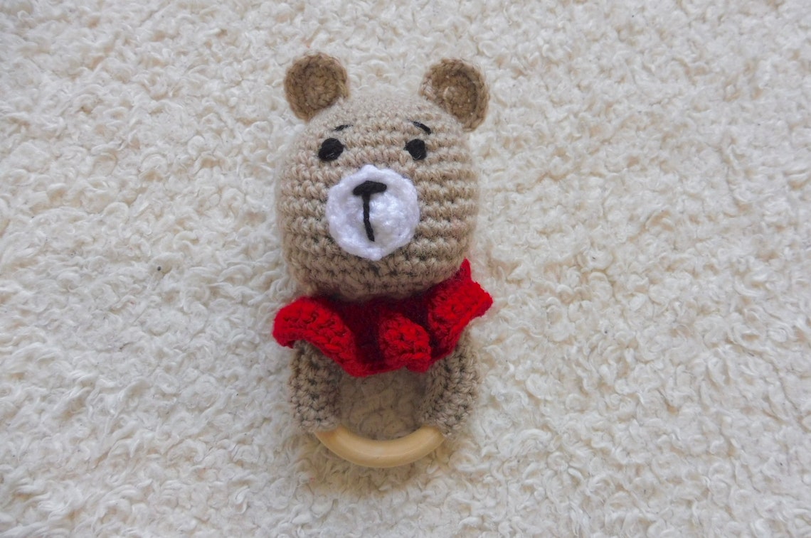 Amigurumi Baby Bear Rattle Crochet Pattern Etsy