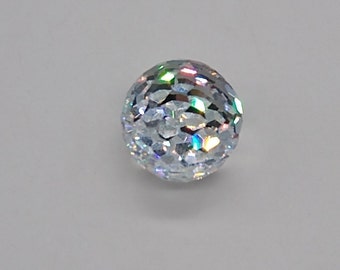 Swarovski Crystal Comet Argent Light CAL Disco Ball 4861 Fancy Stone; 3/4 Flatback Rhinestone; 12mm, 14mm, 16mm, 18mm