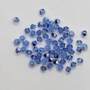 24pc Swarovski Crystal 3mm Bicones w/ Various Colors in AB and AB2X effect Bild 4
