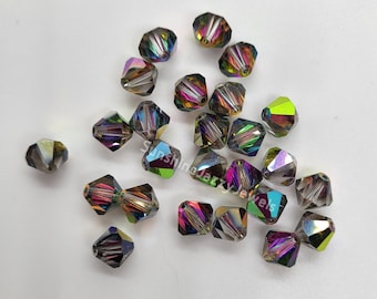 Swarovski Crystal Vitrail Medium Bicone 5301 Beads; 6 Sizes: 3mm, 4mm, 5mm, 6mm, 8mm, 10mm