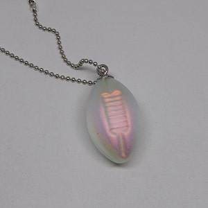 Swarovski Crystal Matte Finish AB2X 28mm Football 6385 Suncatcher/ Pendant/ Ornament; Rare! Discontinued! Limited Edition; Rearview Mirror