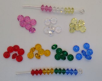 Jewelry Faceted 70pcs #5040 6x8mm Rondelle glass Crystal Flat Beads U PICK Color Jewelry Faceted 70pcs #5040 6x8mm Rondelle glass Crystal Flat Beads U PICK Color