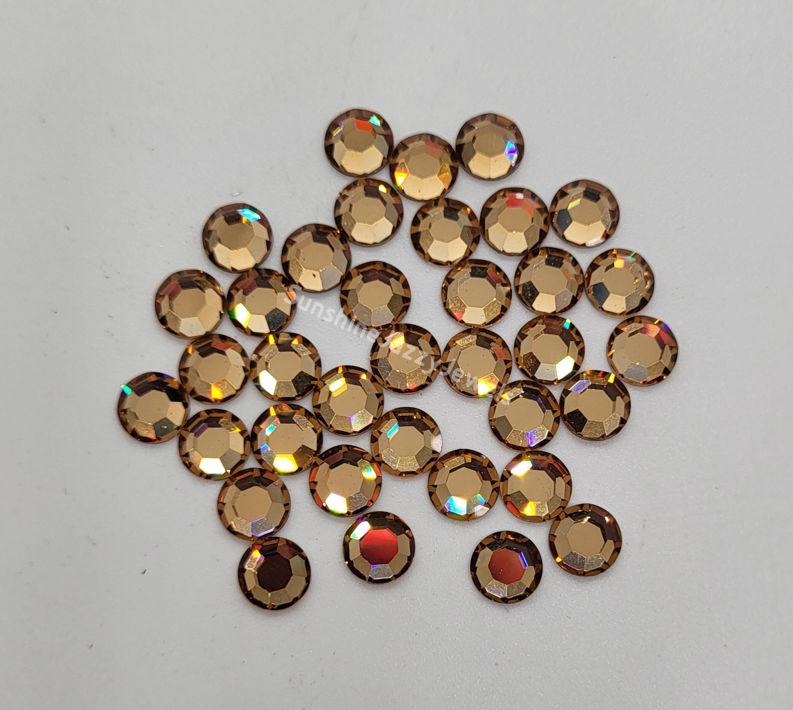 スワロフスキー　ss30 他 36pc Swarovski Crystal Ss30 6mm Flat Back Round Rhinestone