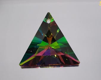 ビンテージスワロフスキー＊クリスタル AB トライアングル ビンテージスワロフスキー＊クリスタル AB トライアングル