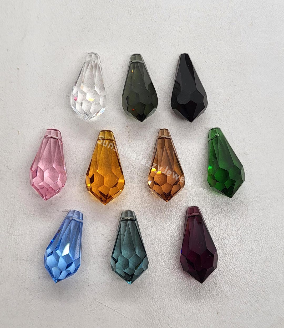 Swarovski Crystal 22mm Teardrop 6000 Pendant; Many Color Swarovski Crystal 22mm Teardrop 6000 Pendant; Many Color