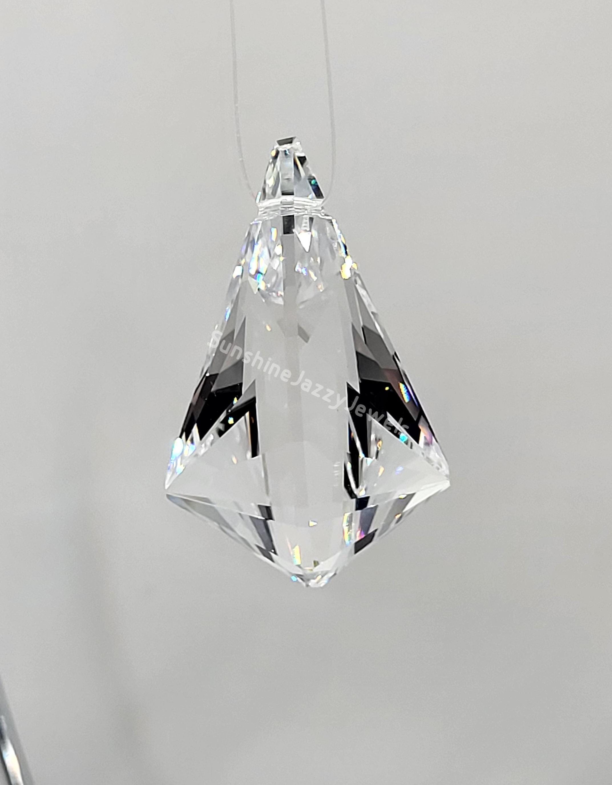 Swarovski Crystal Clear 38mm Vibe 8950-202 Suncatcher/ Prism; Logo