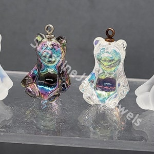 Swarovski Crystal 20mm Bear 6553/4 Bead/ Pendant; 4 Colors: Vitrail Light, Clear AB, Frosted, Frosted AB