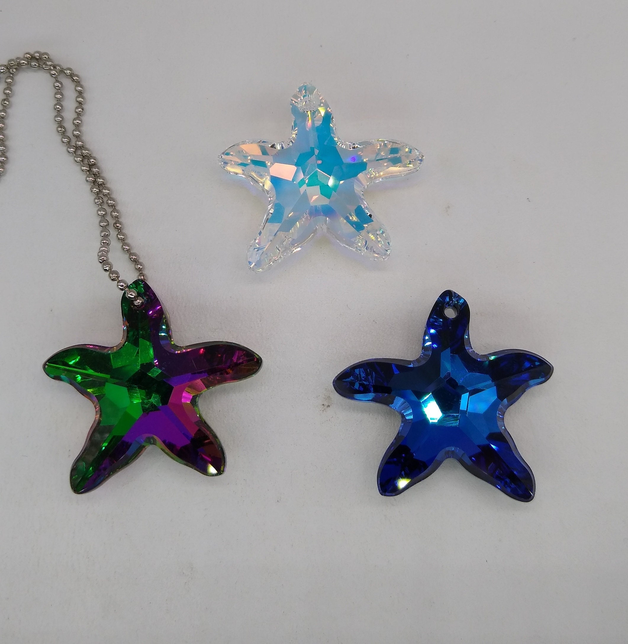 Swarovski Crystal 28mm Starfish 6721 Suncatcher/ Prism; 4