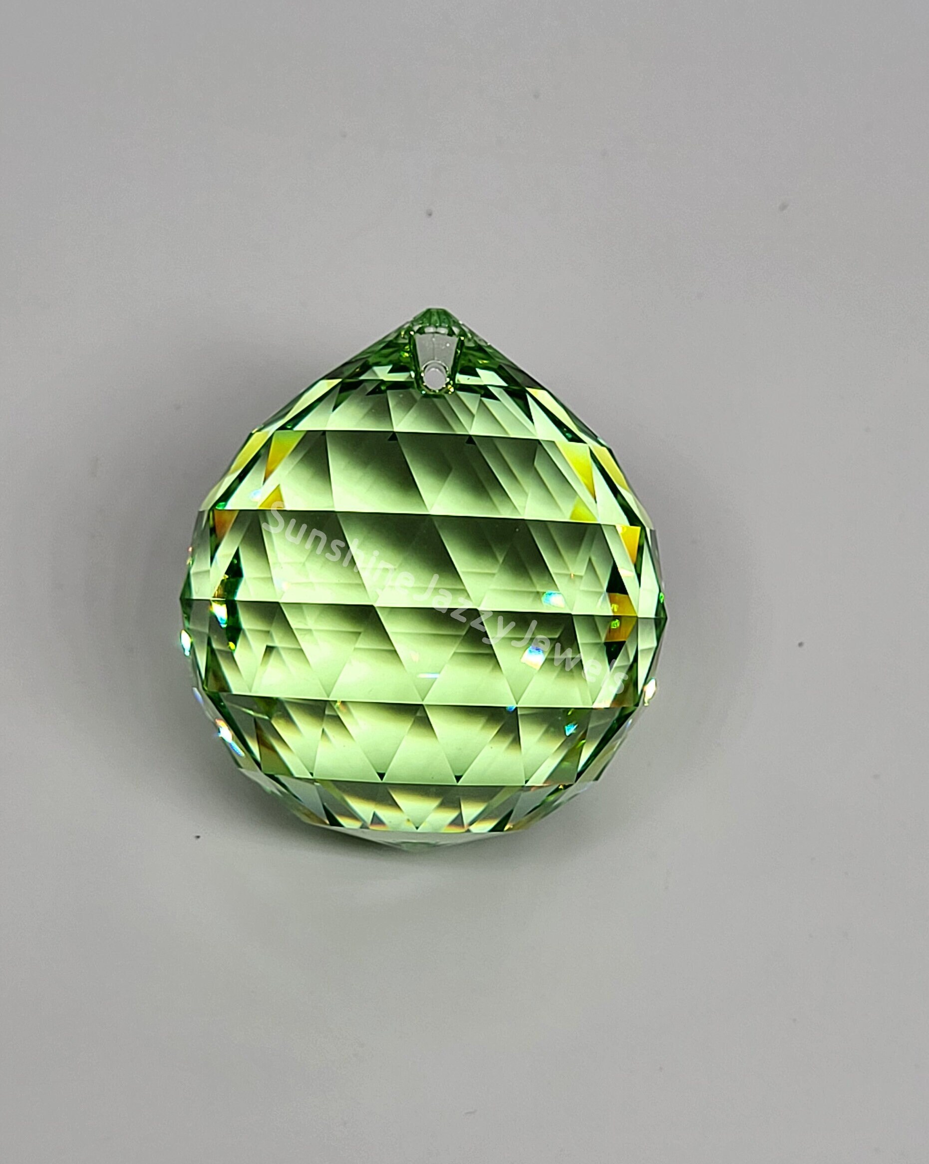 Swarovski Strass Crystal 40mm Ball 8558 Prism; 3 Colors: Peridot