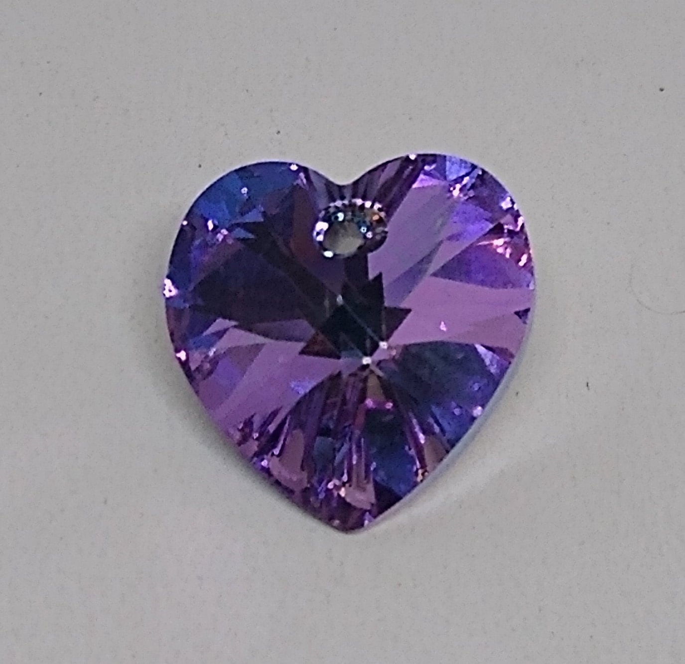 Swarovski Crystal Effect Heart 6228 Pendants 10mm 2pc or | Etsy