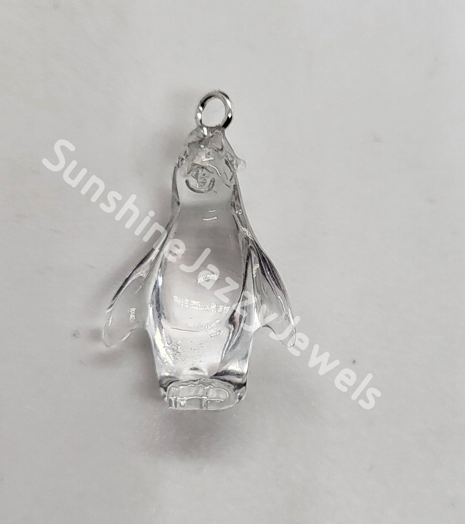 Swarovski Crystal Clear 20mm Penguin 6555 Bead/ Pendant; Rare
