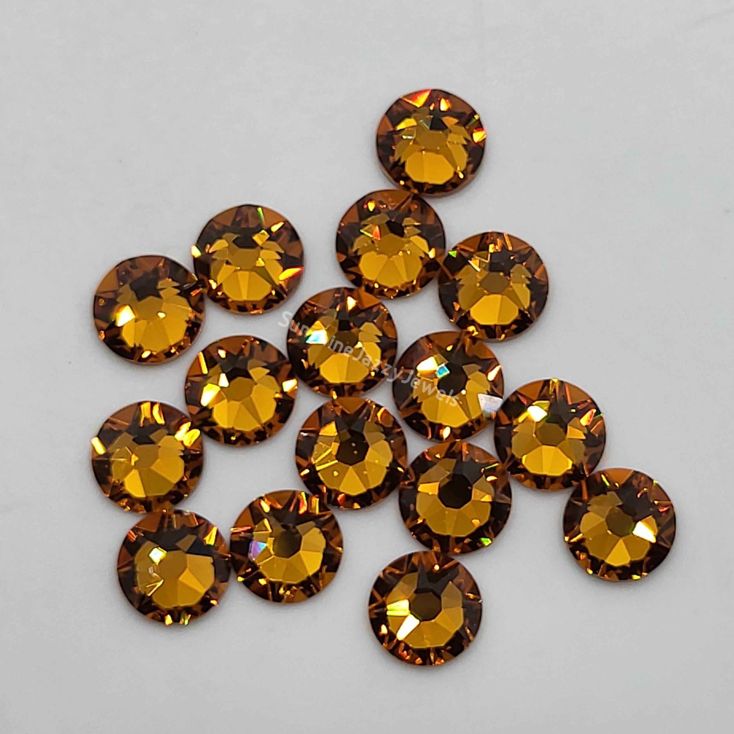 12pc Swarovski Crystal Ss30 6mm Flat Back Round Rhinestone 2088 