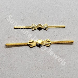50 or 200pc Gold Plated Bowtie Connectors for Crystal Chandeliers/ Suncatchers and More, 25mm or 33mm
