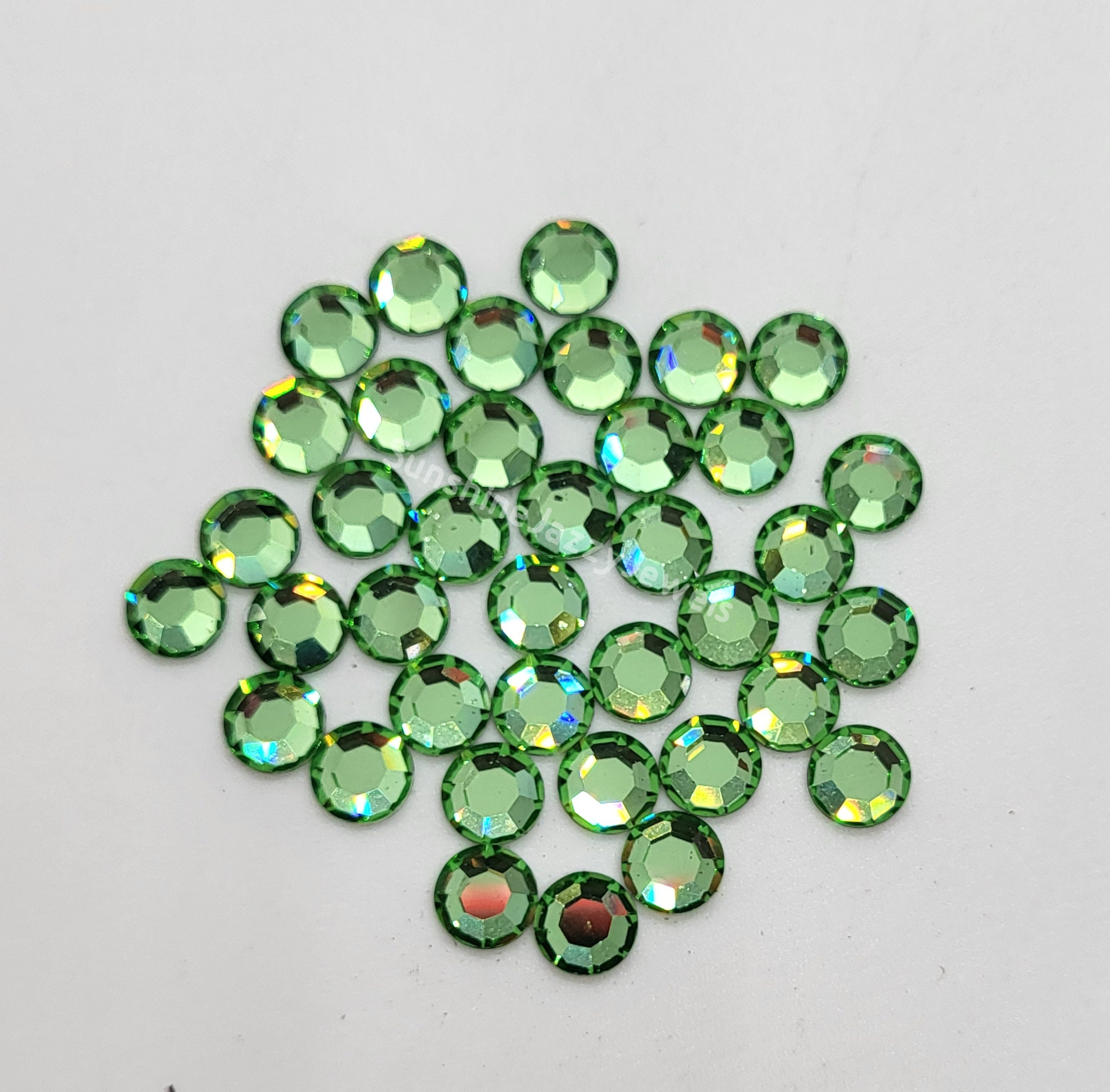 WLC　スワロフスキー 36pc Swarovski Crystal Ss30 6mm Flat Back Round Rhinestone