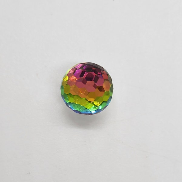 Swarovski Crystal Vitrail Medium Disco Ball 4861 Stone Fireball; 3/4 Flatback Rhinestone; 2 Sizes: 12mm, 14mm Vintage RARE