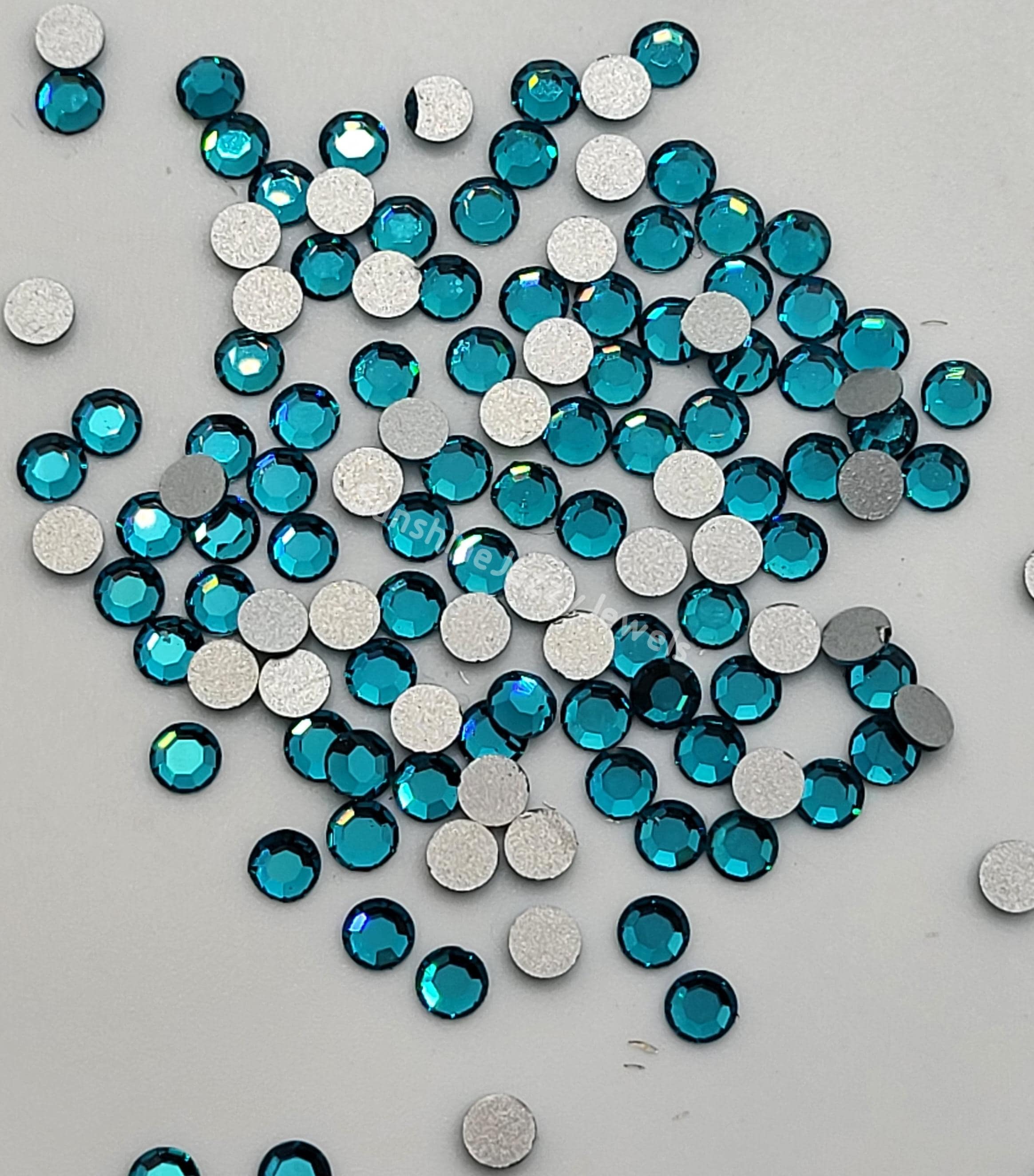 200pc Swarovski Crystal Ss12 (3mm) Round Flatback Rhinestone 2000; Many ...
