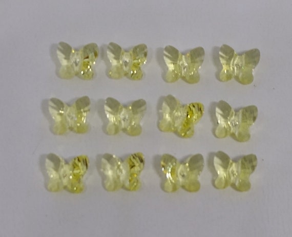 Jonquil Yellow Butterfly Earrings Made with Swarovski(R) Crystal Sterling Silver Jonquil Yellow Butterfly Earrings Made with Swarovski(R) Crystal Sterling Silver