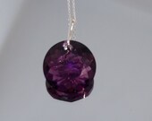 Sterling Silver Swarovski Crystal Amethyst Classic Cut 6430 Pendant Chain Necklace Purple February Birthstone
