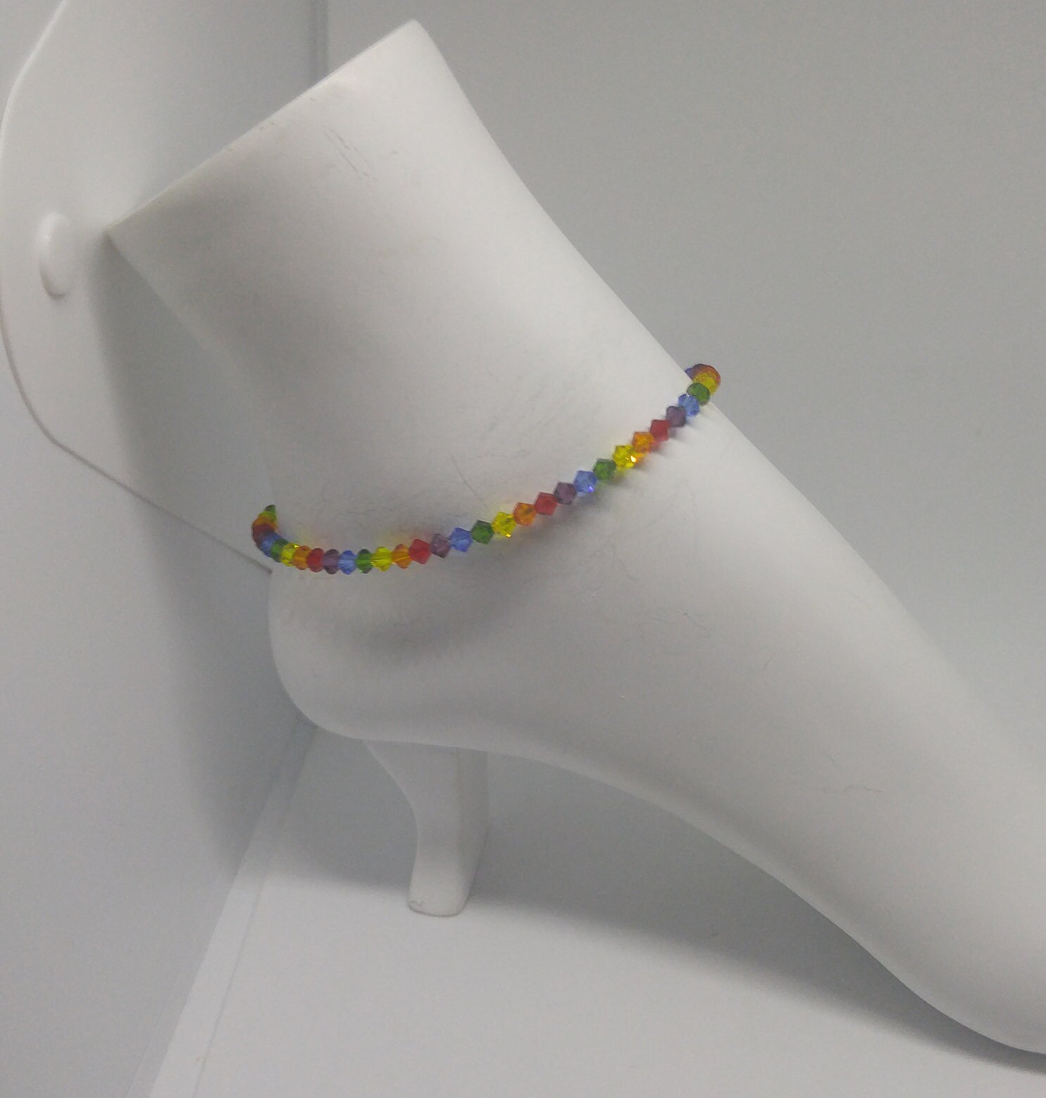 SWAROVSKI スワロフスキー クリスタルレインボーキャンドルホルダー